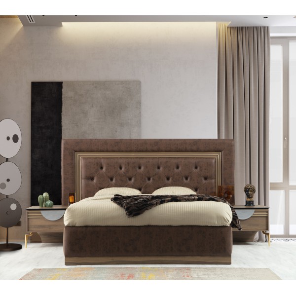 Sofia Ceviz Yatak Odası Takımı | Yatak Odası Takımları | İnegöl Mobilya 