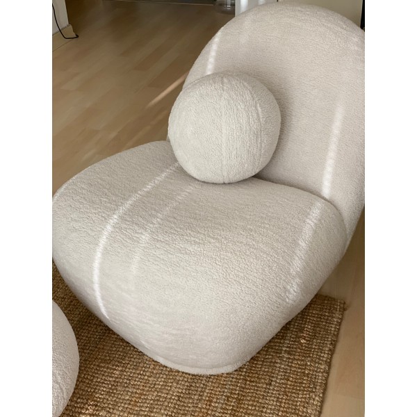 Teddy Top Yastık Kırık Beyaz | Oturma Odası Tekstili | İnegöl Mobilya 