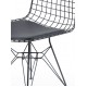 Gustav Tel Sandalye Siyah | Sandalyeler | İnegöl Mobilya 