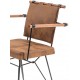 Loft Metal Ahşap Sandalye Kahverengi | Sandalyeler | İnegöl Mobilya 