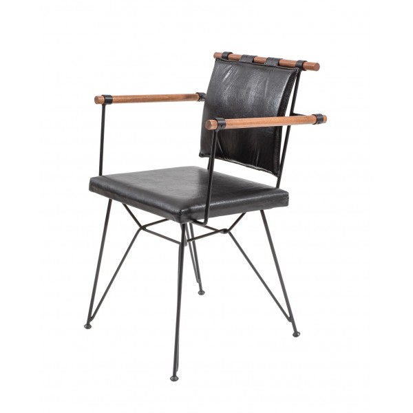 Loft Metal Ahşap Sandalye Siyah | Sandalyeler | İnegöl Mobilya 