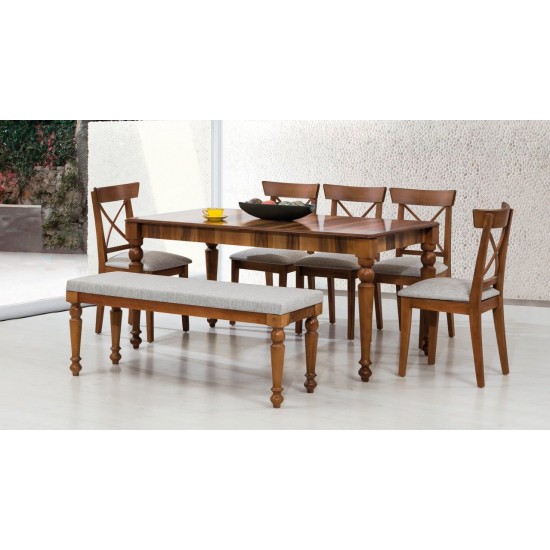Büyük Tornalı Kamel Masa Sandalye Seti-2 | Yemek Masaları | İnegöl Mobilya 