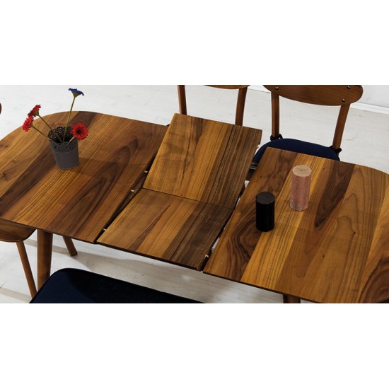 Konik Masa (Ceviz) | Yemek Masaları | İnegöl Mobilya 