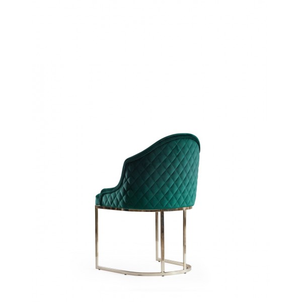 Lusso Golt geniş taban metal crom ayak sandalye | Sandalyeler | İnegöl Mobilya 