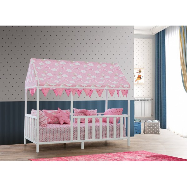Fionna Montessori Ahşap Beyaz Yatak ( beşik ) | Bebek Beşikleri | İnegöl Mobilya 