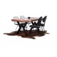 Rustik Çam Efes Kütük Toplantı Bar Balkon Cafe Yemek Masası | Yemek Masaları | İnegöl Mobilya 