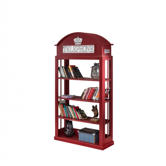 Onurdesign Telephone Kitaplık Ahşap Kırmızı Kitaplık | Kitaplıklar | İnegöl Mobilya 