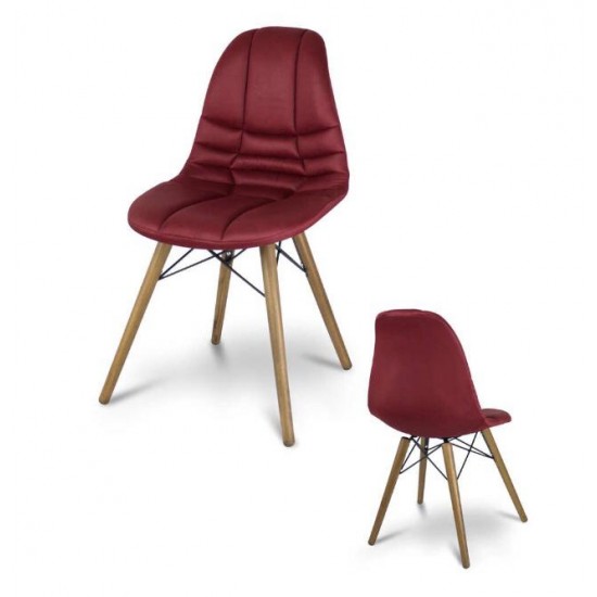 Roys Mutfak Ofis Cafe Ahşap Ayak Kumaş Sandalye | Sandalyeler | İnegöl Mobilya 